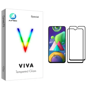 Junbo Viva Glass Screen Protector For Samsung Galaxy M21 Pack Of 2