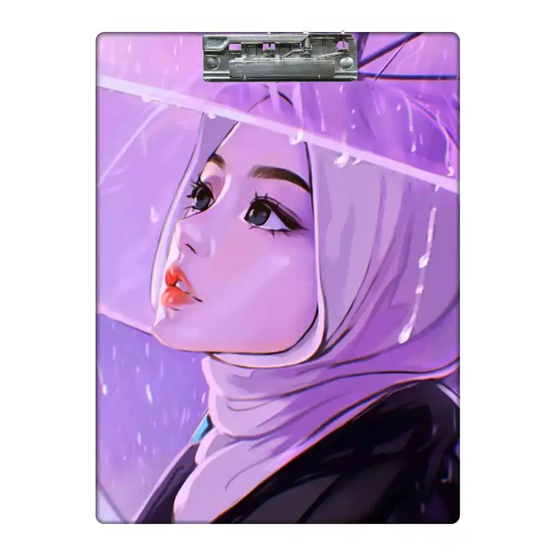 تخته شاسی طرح دخترانه با حجاب کد  8857788 سایز A4