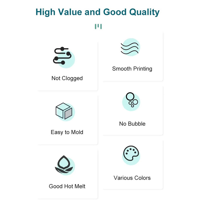 فیلامنت قلم طراحی سه بعدی  PCL Sunlu مدل 10020 طول 5 متر بسته 20 عددی