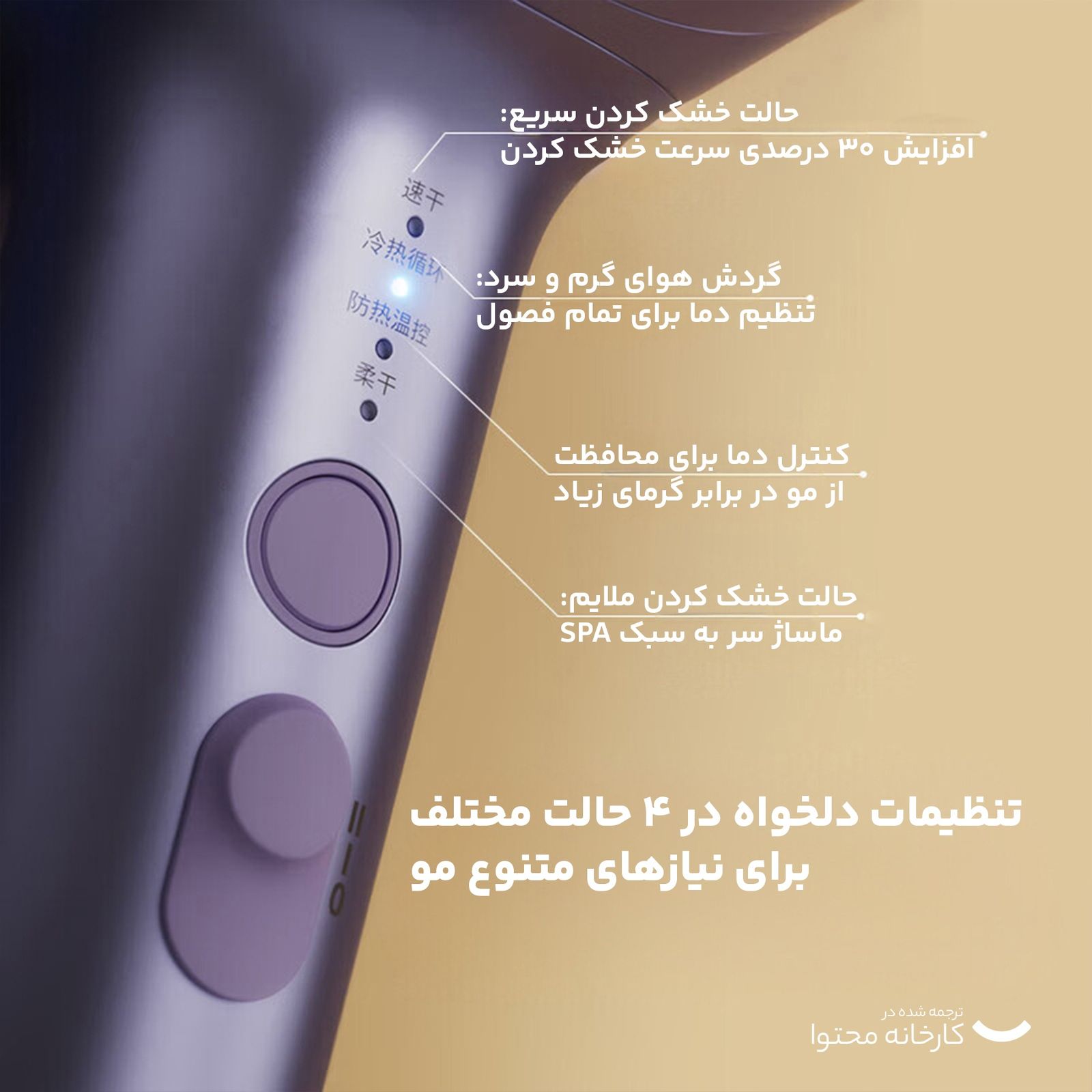 سشوار حرفه ای فیلیپس مدل BHD720 -  - 17
