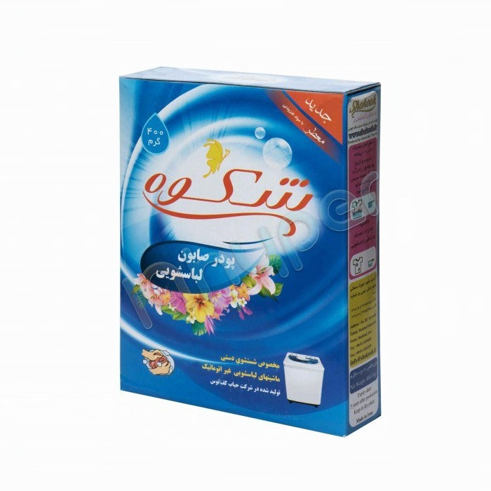 پودر صابون لباسشویی کودک شکوه مقدار 400 گرم