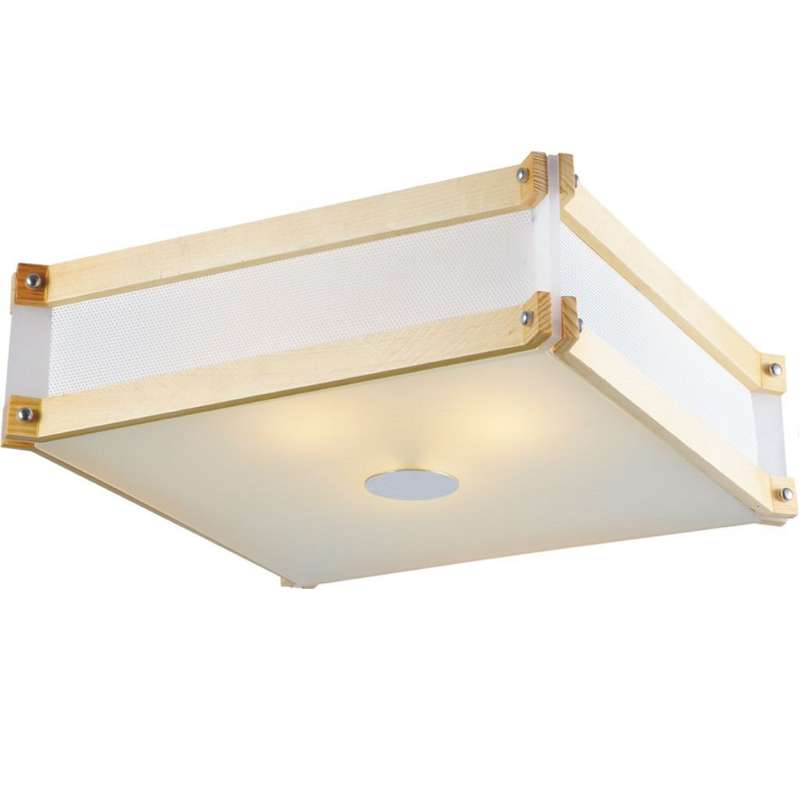 چراغ تزئینی سقفی مدل چوبی کوچک ال ای دی AD460 2