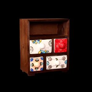 ‎کشو سرامیکی‎ ‎‎‎چهار تایی‎ ‎‎قهوه ای‎ ‎‎طرح‎ ‎گلارا‎ ‎ ‎‎‎مدل 1121100002