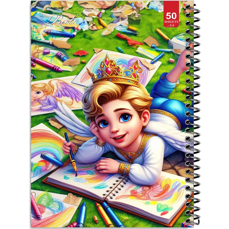 دفتر نقاشی 50 برگ انتشارات بله طرح پسرانه کد A4-L153