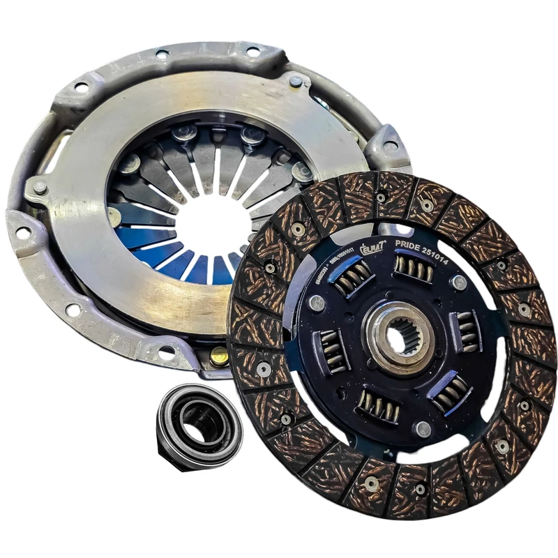 کیت کلاچ الما اتو مدل ۶ فنره بهینه به همراه بلبرینگ مناسب برای پراید ، رنو PK