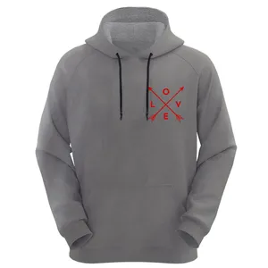 هودی زنانه مدل  LOVE کد D02 رنگ طوسی