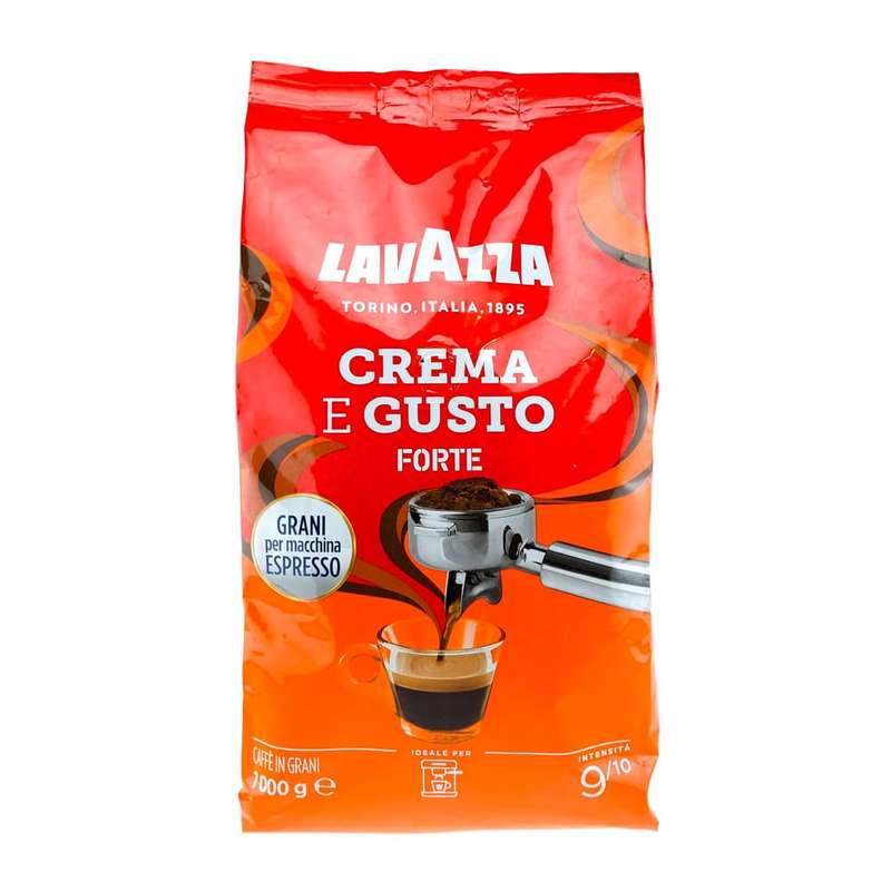 دانه قهوه کرما گوستو فورته اسپرسو لاوازا - 1 کیلوگرم