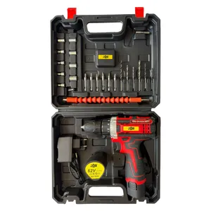  دریل پیچ گوشتی شارژی جاب مدل JB-4090 RD مجموعه 40 عددی