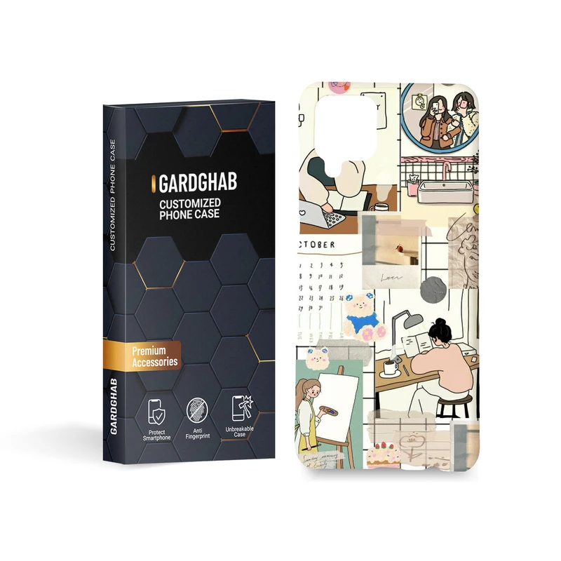 کاور گارد قاب مدل دخترانه مناسب برای گوشی موبایل سامسونگ  Galaxy A12