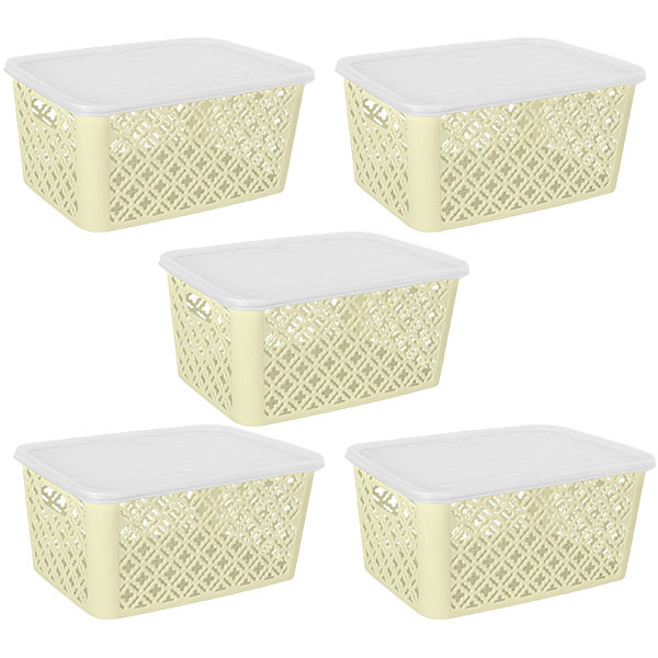 سبد نظم دهنده کابینت و یخچال مدل ALF-154 بسته 5 عددی سبد نظم دهنده کابینت و یخچال مدل ALF-154 بسته 5 عددی