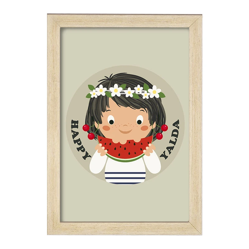 تابلو خندالو مدل شب یلدا  کد 3188