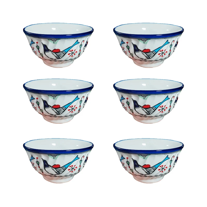 کاسه مدل مرغی بسته 6 عددی