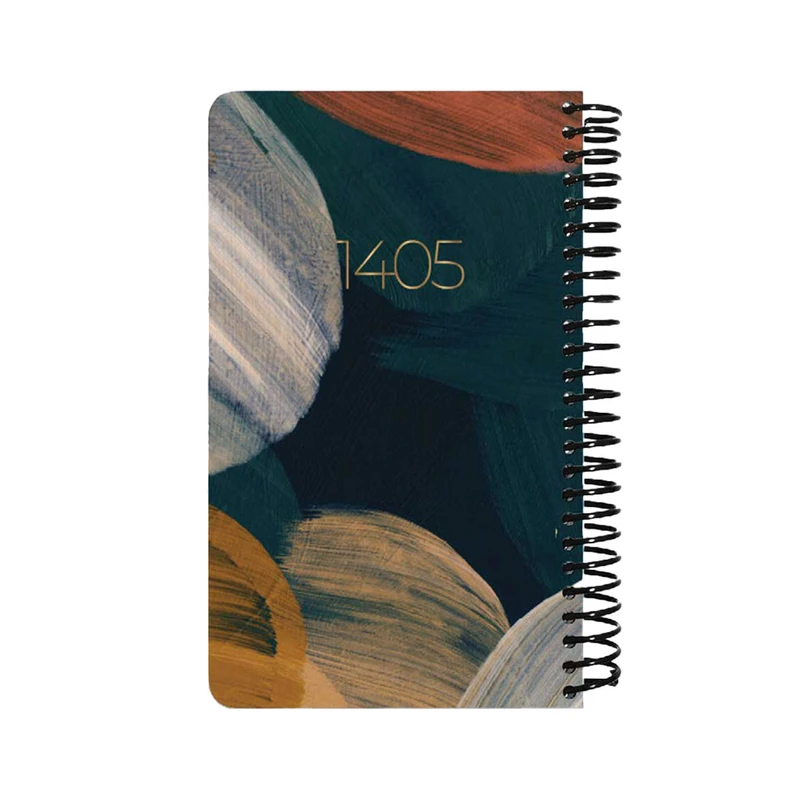 سررسید اروپایی سال 1405 دات نوت مدل روز شمار طرح آبرنگی