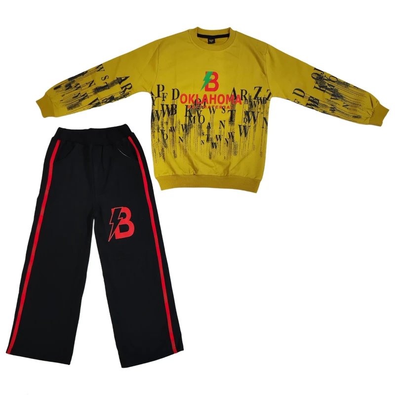 ست سویشرت و شلوار راحتی پسرانه مدل 1367549