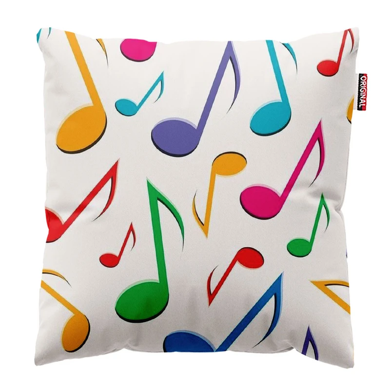 کوسن پاد آفرین طرح موسیقی کد 2742 سایز 30*30 سانتی متر