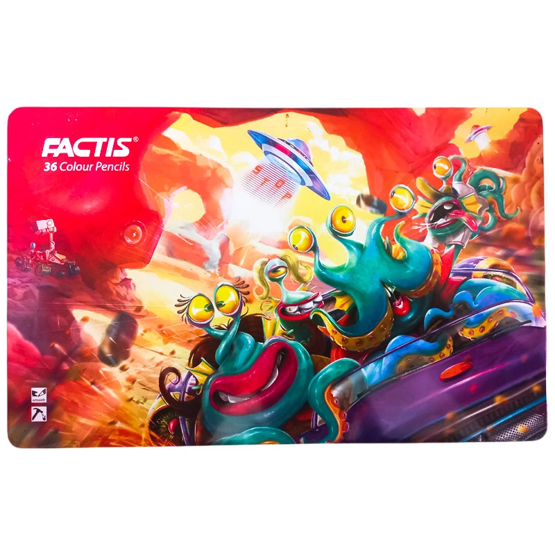 مداد رنگی 36 رنگ فکتیس طرح فضایی ها