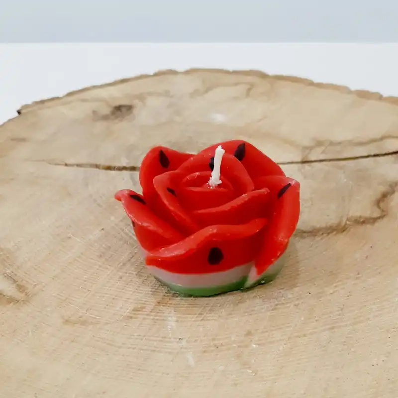 قالب شمع مدل گل رز سه بعدی