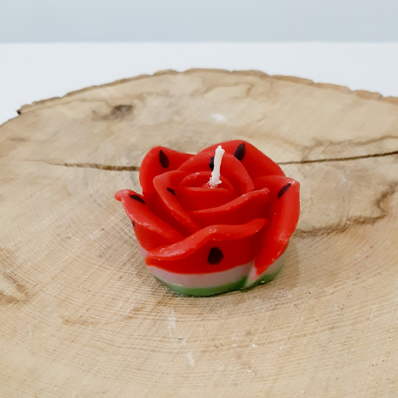 قالب شمع کوشا مدل رز سه بعدی