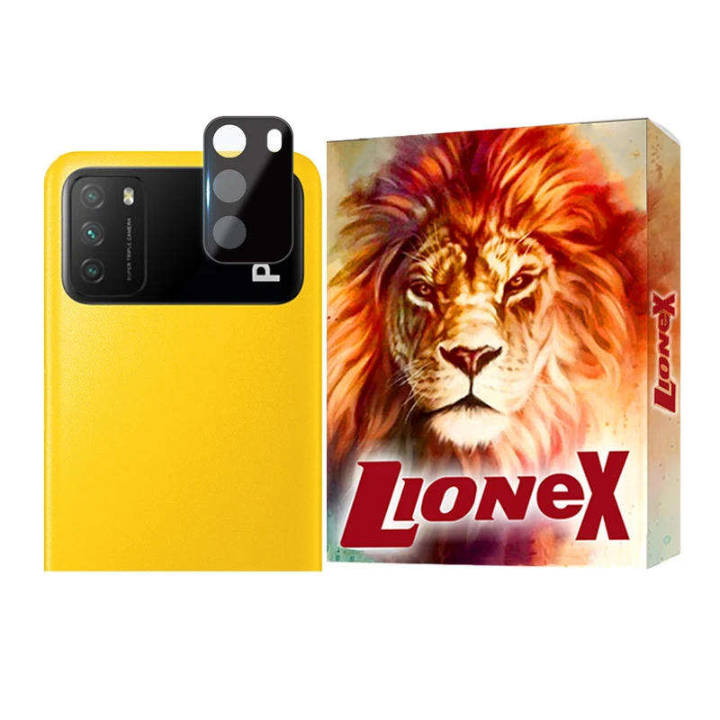 محافظ لنز دوربین  لایونکس مدل FULLENSLمناسب برای گوشی موبایل شیائومی Poco M3