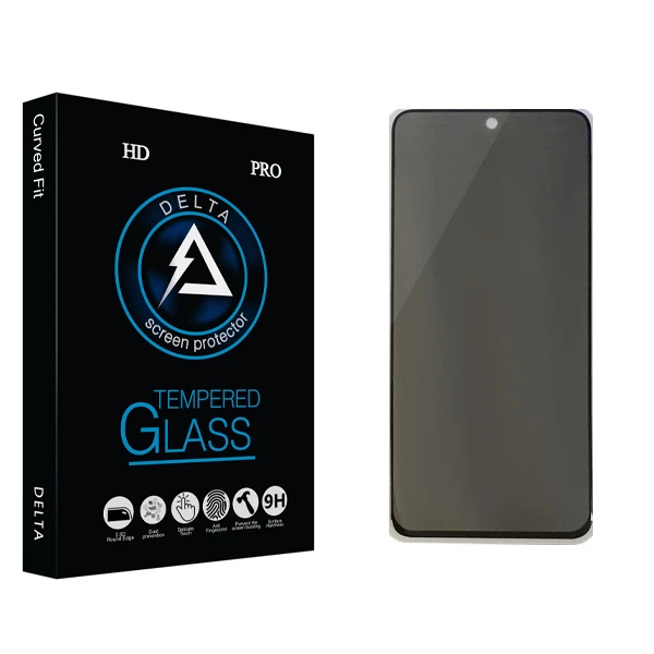 محافظ صفحه نمایش حریم شخصی دلتا مدل Fit مناسب برای گوشی موبایل سامسونگ Galaxy A51