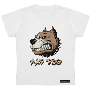 تی شرت آستین کوتاه پسرانه 27 مدل Mad Pit Bull کد MH928