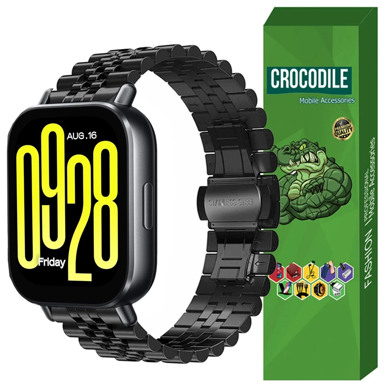 بند کروکودیل مدل 5BID مناسب برای ساعت هوشمند شیائومی Redmi Watch 5 Active 22MM