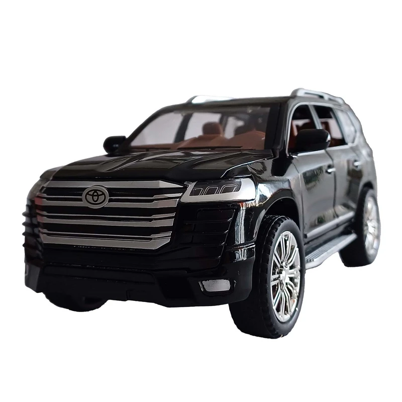 عکس شماره 4 : ماشین بازی مدل عقب کش فلزی سایز بزرگ طرح تویوتا لندکروز