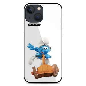 AKAM AMC-WA13M-SMURFS-17 Cover For Apple iPhone 13 Mini