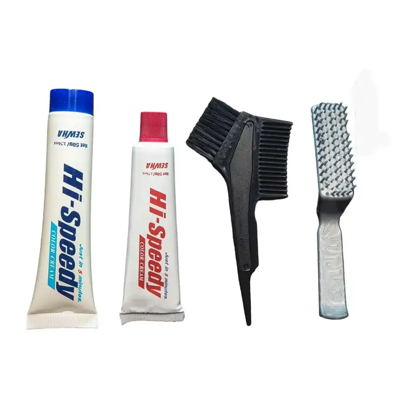 کیت رنگ مو های اسپیدی شماره 3 حجم 50 میلی لیتر رنگ قهوه ای روشن