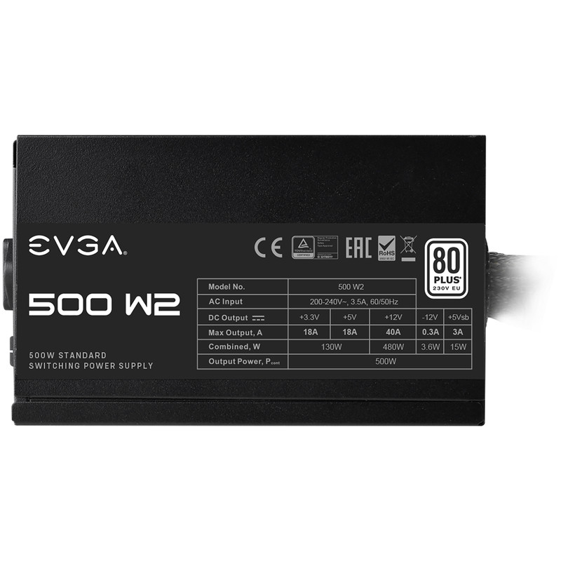 منبع تغذیه کامپیوتر ایی وی جی ای مدل WHITE 500W2