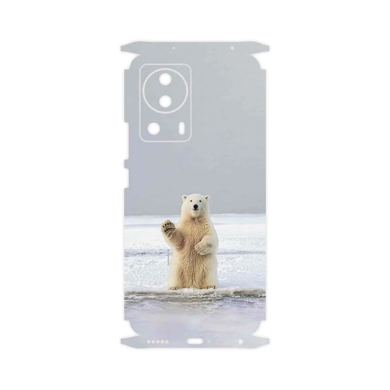 برچسب پوششی ماهوت مدل Polar_bear-FullSkin مناسب برای گوشی موبایل شیائومی 13 Lite