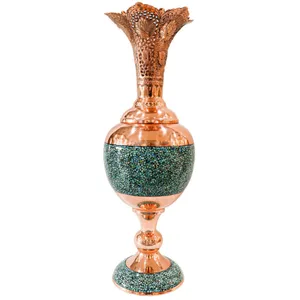 گلدان فیروزه کوبی مدل سنبل کد S1