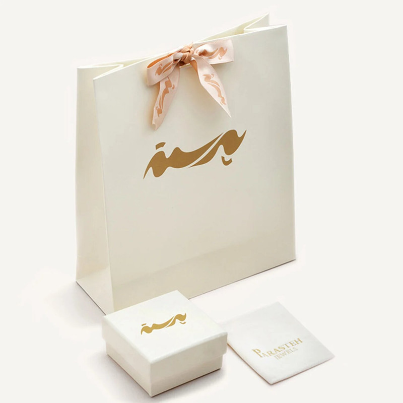 گردنبند طلا 18 عیار زنانه پرسته مدل WN143