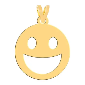 آویز گردنبند طلا 18 عیار زنانه فرشته مدل صورتک WNL-000600