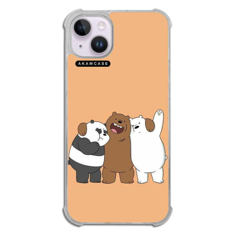 کاور آکام مدل AMCWTA14PLUS-BARE BEAR10 مناسب برای گوشی موبایل اپل iPhone 14 Plus