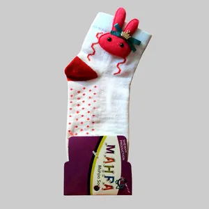 جوراب دخترانه مهپا مدل عروسکی کد 02
