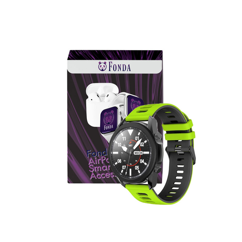 بند فوندا مدل Two-Tone مناسب برای ساعت هوشمند سامسونگ Galaxy Watch 3 41mm / Galaxy Watch 42mm / Gear Sport S4