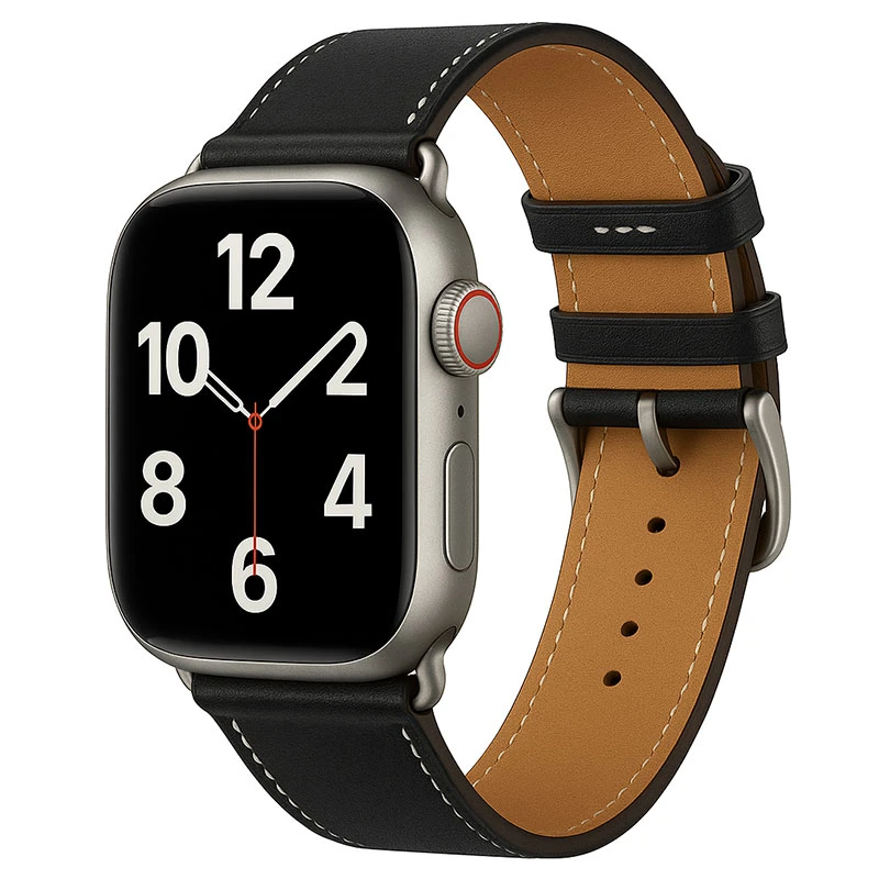 بند مسیر مدل Bagies Leather مناسب برای اپل واچ 40 میلی متری سری SE 3