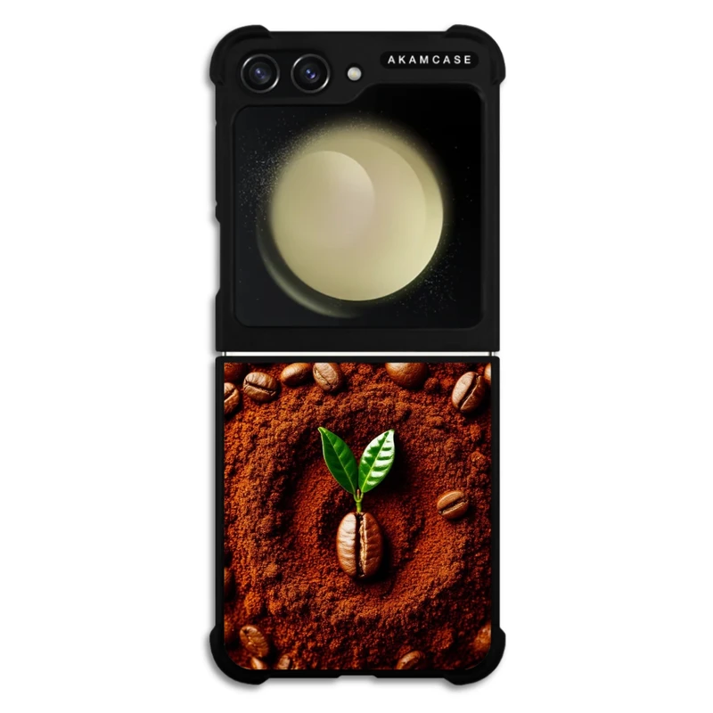 کاور آکام مدل AMC-WSGZFLIP5-COFFEE-14 مناسب برای گوشی موبایل سامسونگ Galaxy Z Flip 5