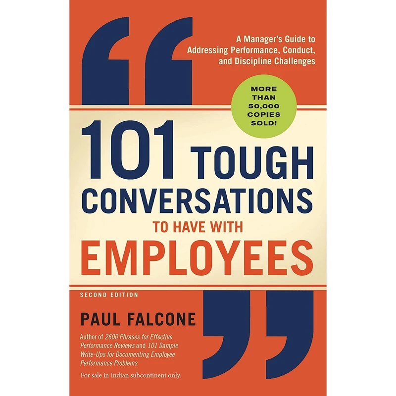 کتاب 101Tough Conversations to Have with Employees اثر Paul Falcone انتشارات Amacom