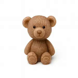 شمع دست ساز طرح خرس تدی