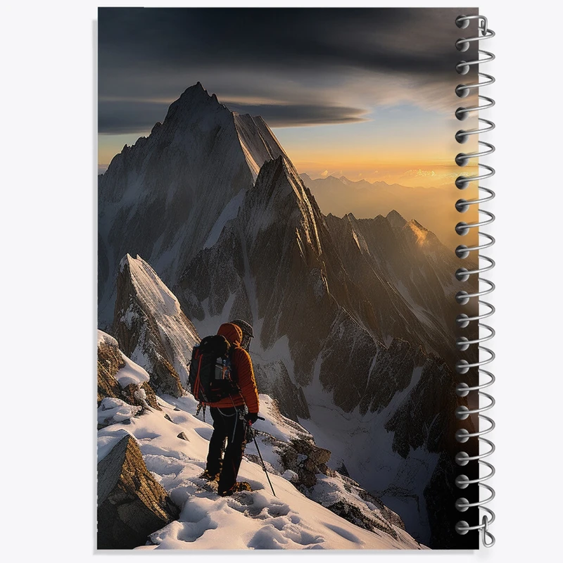 دفتر شطرنجی 50 برگ خندالو مدل کوهنورد کد F465