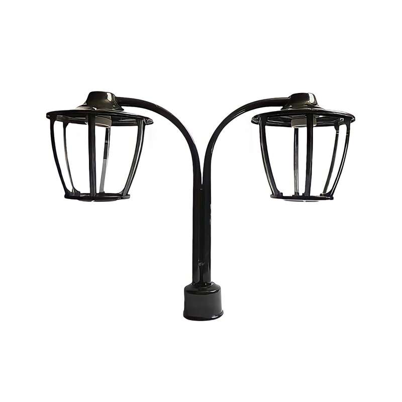 چراغ پارکی مدل سرلوله دو شاخه فلزی P-2Cpo چراغ پارکی مدل سرلوله دو شاخه فلزی P-2Cpo