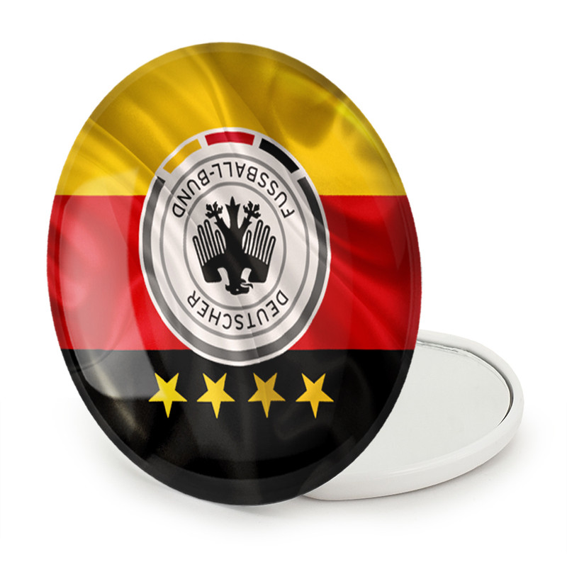 آینه جیبی خندالو طرح تیم ملی آلمان مدل تاشو کد 2021