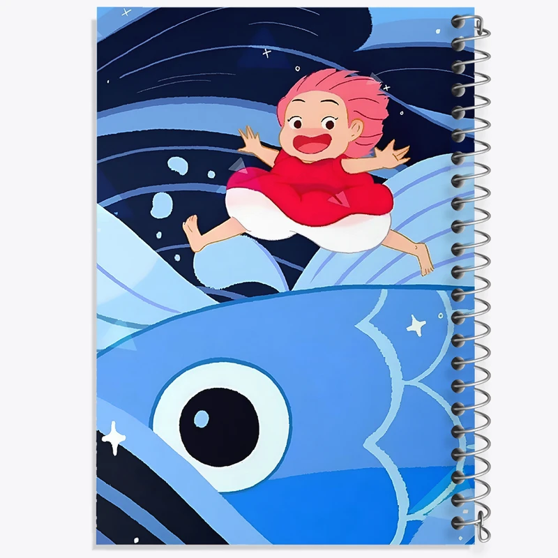 دفتر مشق 100 برگ خندالو طرح انیمه پونیو (Ponyo) کد N4037