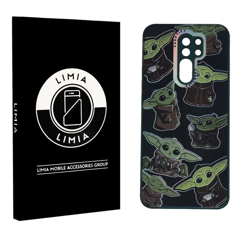 کاور لیمیا مدل فانتزی لنزدار طرح عروسکی شبرنگی مناسب برای گوشی موبایل شیائومی Redmi 9 / 9 Prime