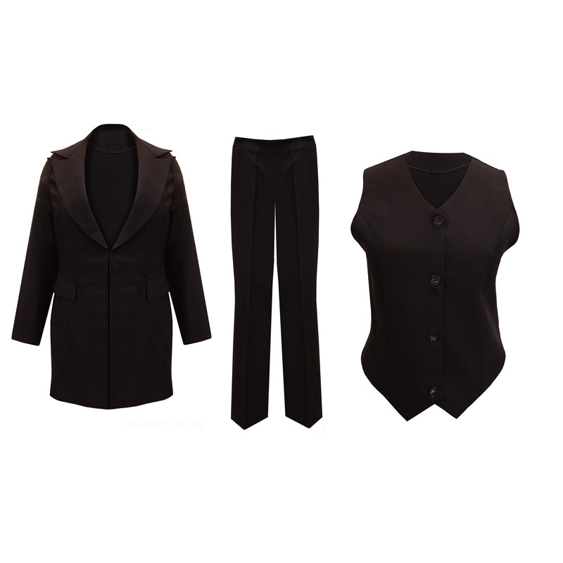 ست 3 تکه لباس زنانه مدل ویدا