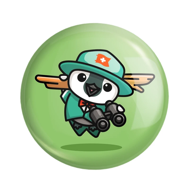 مگنت خندالو مدل حیوانات بامزه جغد کد 28361