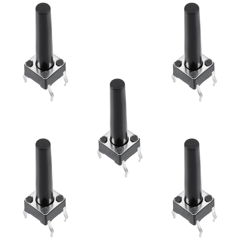 میکرو سوئیچ مدل Vertical-6×6×20-4P بسته 5 عددی
