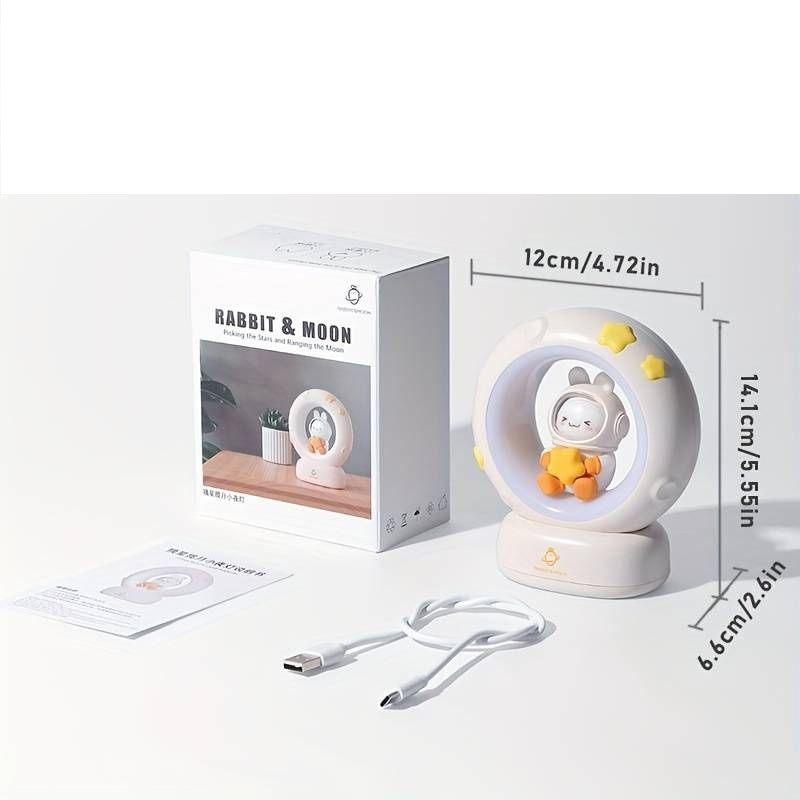 چراغ خواب اتاق کودک طرح خرگوش مدل لمسی